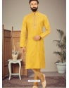 Yellow Exclusive Designer Readymade Kurta Pajama
