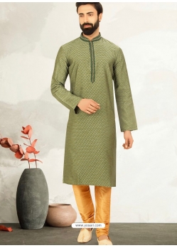Mehendi Exclusive Designer Readymade Kurta Pajama
