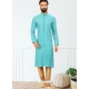 Turquoise Exclusive Designer Readymade Kurta Pajama