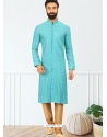 Turquoise Exclusive Designer Readymade Kurta Pajama