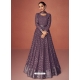 Lavender Readymade Designer Wedding Wear Real Georgette Anarkali Suit