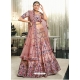 Light Beige Designer Wedding Wear Silk Lehenga Choli