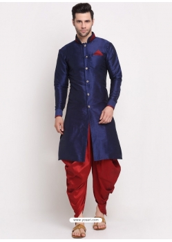 Dark Blue Exclusive Designer Readymade Kurta Pajama