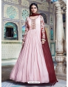 Baby Pink Designer Party Wear Readymade Georgette Suit