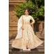 White Butterfly Net Designer Party Wear Suit