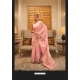 Baby Pink Designer Party Wear Modal Handloom Weaving Saree