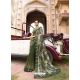 Mehendi Green Heavy Designer Party Wear Saree