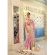 Pink Soft Satin Silk Designer Party Wear Saree