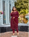 Maroon Heavy Fox Georgette Party Wear Suit