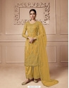 Yellow Butterfly Net Designer Straight Suit
