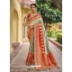 Light Grey Designer Pure Dola Viscos Wedding Saree