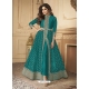 Teal Blue Heavy Designer Indo Western Style Suit