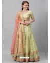 Sea Green Art Silk Party Wear Lehenga Choli