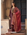 Coffee Brown Party Wear Pure Viscose Velvet Designer Suit