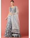 Grey Party Wear Heavy Lehenga Choli