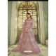 Pink Designer Heavy Butterfly Net Anarkali Suit