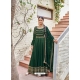 Dark Green Designer Party Wear Georgette Anarkali Suit