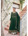 Dark Green Designer Party Wear Georgette Anarkali Suit