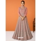 Peach Heavy Faux Georgette Designer Anarkali Suit