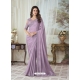 Lavender Designer Party Wear Glorious Silk Saree