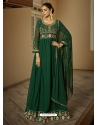 Green Faux Georgette Designer Anarkali Suit YOS26215