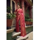 Pink Satin Silk Woven Banarasi Satin Saree YOSAR34371