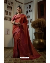 Red Art Silk Woven Kanjivaram Saree YOSAR34410