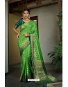 Green Art Silk Zari Banarasi Katan YOSAR34435