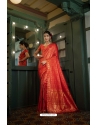 Red Art Silk Zari Kanjivaram Saree YOSAR34476