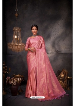 Pink Art Silk Zari Kanjivaram Saree YOSAR34497