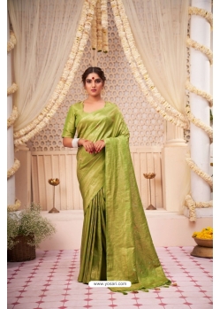 Green Art Silk Zari Kanjivaram Saree YOSAR34508