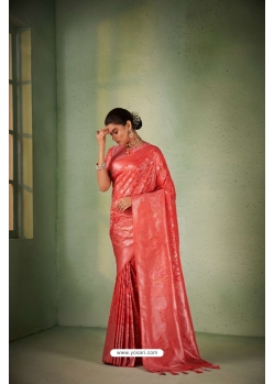 Red Art Silk Zari Kanjivaram Saree YOSAR34521