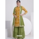Yellow Faux Georgette Embroidered Salwar Kameez YOS26247