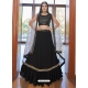 Black Titan Silk Embroidered Wedding Lehenga YOLEN10415