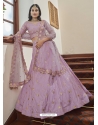 Lavender Art Silk Lehenga Choli For Engagement YOLEN10424