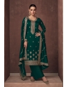 Dark Green Premium Silk Designer Party Wear Suit