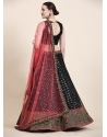 Black Net Thread Work Designer Lehenga Choli