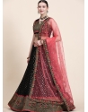 Black Net Thread Work Designer Lehenga Choli