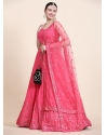 Pink Premium Georgette Party Wear Lehenga Choli