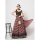 Black Trendy Georgette Printed Party Wear Lehenga Choli