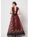 Black Trendy Georgette Printed Party Wear Lehenga Choli