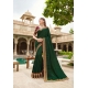 Dark Green Designer Party Wear Silk Saree