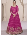 Rani Designer Party Wear Real Georgette Anarkali Suit