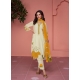 Mustard Traditional Function Wear Faux Georgette Salwar Suit