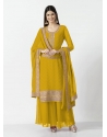 Corn Readymade Traditional Wear Georgette Salwar Suit