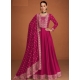 Rani Designer Wedding Wear Premium Silk Anarkali Suit