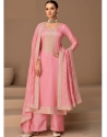 Pink Traditional Function Wear Premium Silk Salwar Suit