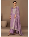 Mauve Traditional Function Wear Premium Silk Salwar Suit