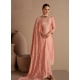 Peach Traditional Function Wear Premium Silk Salwar Suit