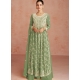 Green Traditional Function Wear Faux Georgette Salwar Suit